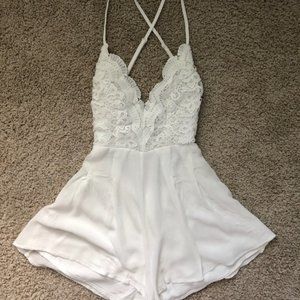 Lulu's White Romper
